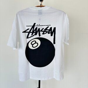 Stussy Classic Letter Loose T-shirt for Men and Women Size L